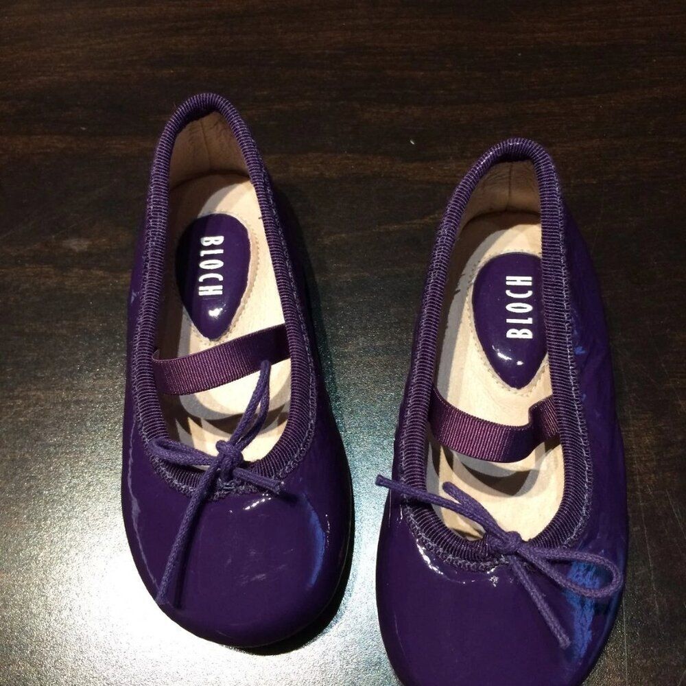 NEW - Bloch Toddler's Cha Cha Melanzana (Purple) Classic Ballet Flats TODDLER 5 - Picture 9 of 9